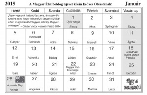 2o15 Falinaptár Január (EXTRA)