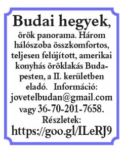 2017 Hirdetés Eladó lakás Bp. (Hirdetések)