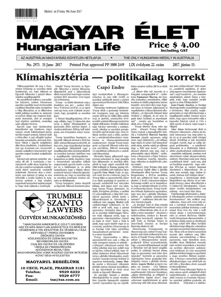cimlap Magyar Elet 2017. jun.15