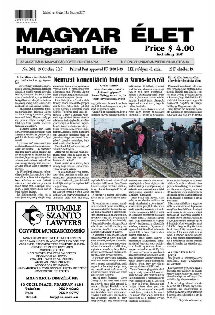 1-cimlap Magyar Elet 2017. okt, 19