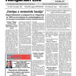 1-cim Magyar Elet 2018. nov. 1