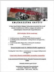 1-EMLÉKEZZÜNK EGYÜTT (1956-OS ÜNNEPSÉG SYDNEYBEN)