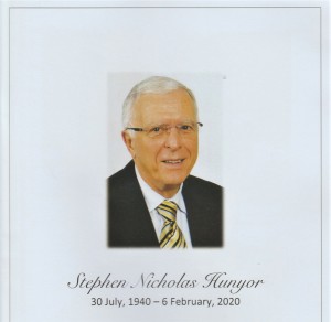 Hunyor (IN MEMORIAM DR HUNYOR ISTVÁN MIKLÓS)