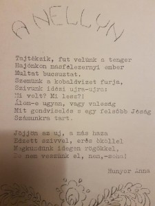 VERS (IN MEMORIAM DR HUNYOR ISTVÁN MIKLÓS)