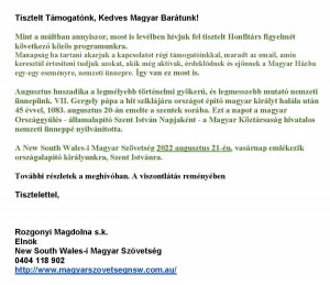 Tisztelt Támogatónk (ONLINE PORTÁL 2022)
